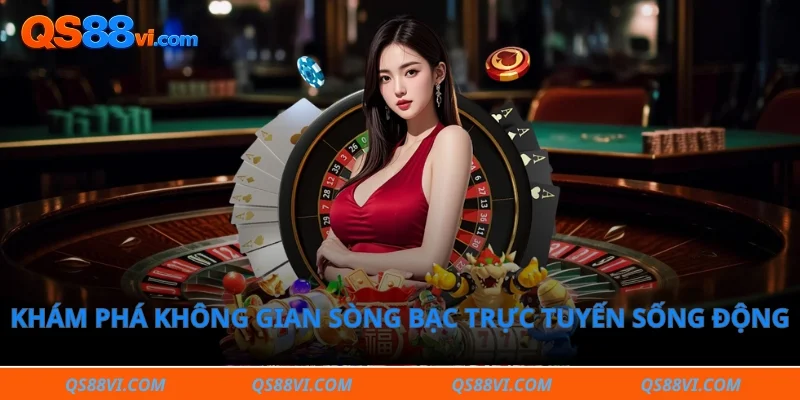 Khám phá không gian sòng bạc trực tuyến sống động 